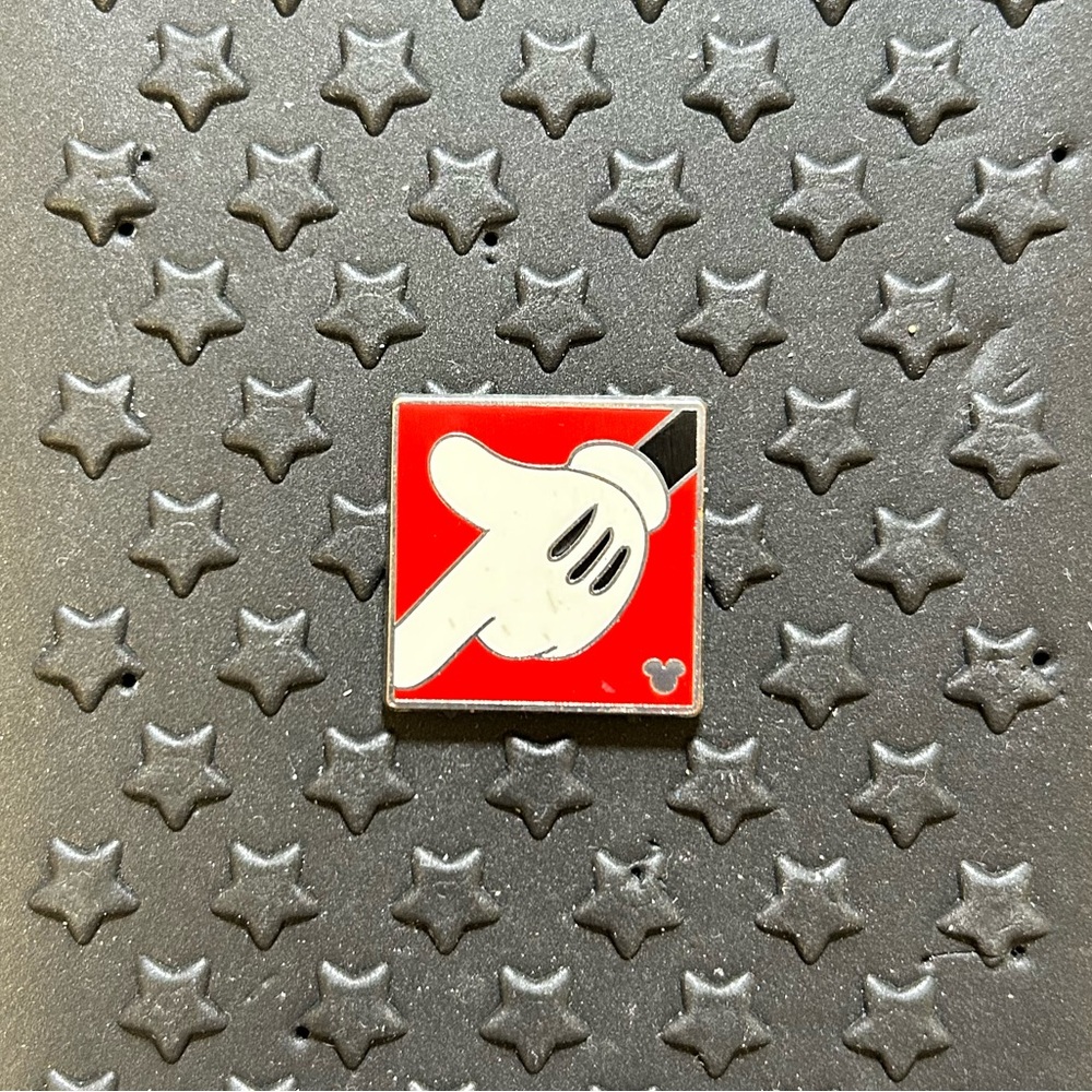 WDW - Pointing Glove - Map Icons - Hidden Mickey 2008 - 2009 - Disney Pin 66605